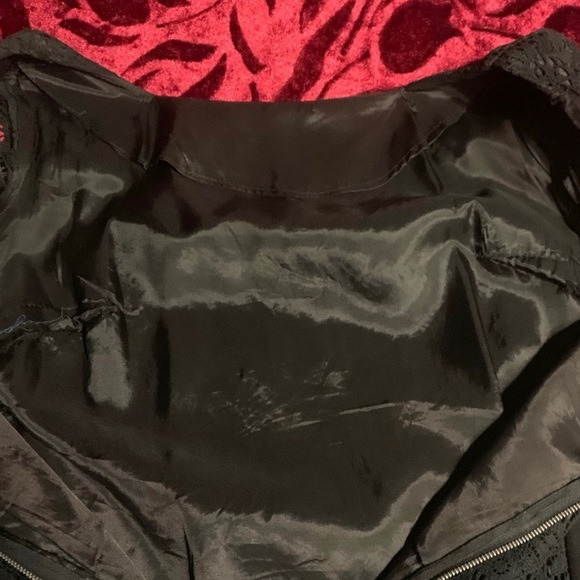 Vintage Handmade Black Lace Dress - Picture 7 of 7